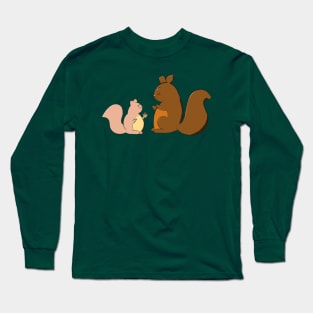 Two Squirrels Long Sleeve T-Shirt